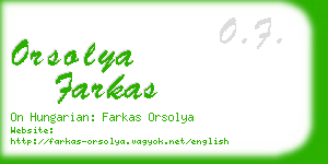 orsolya farkas business card